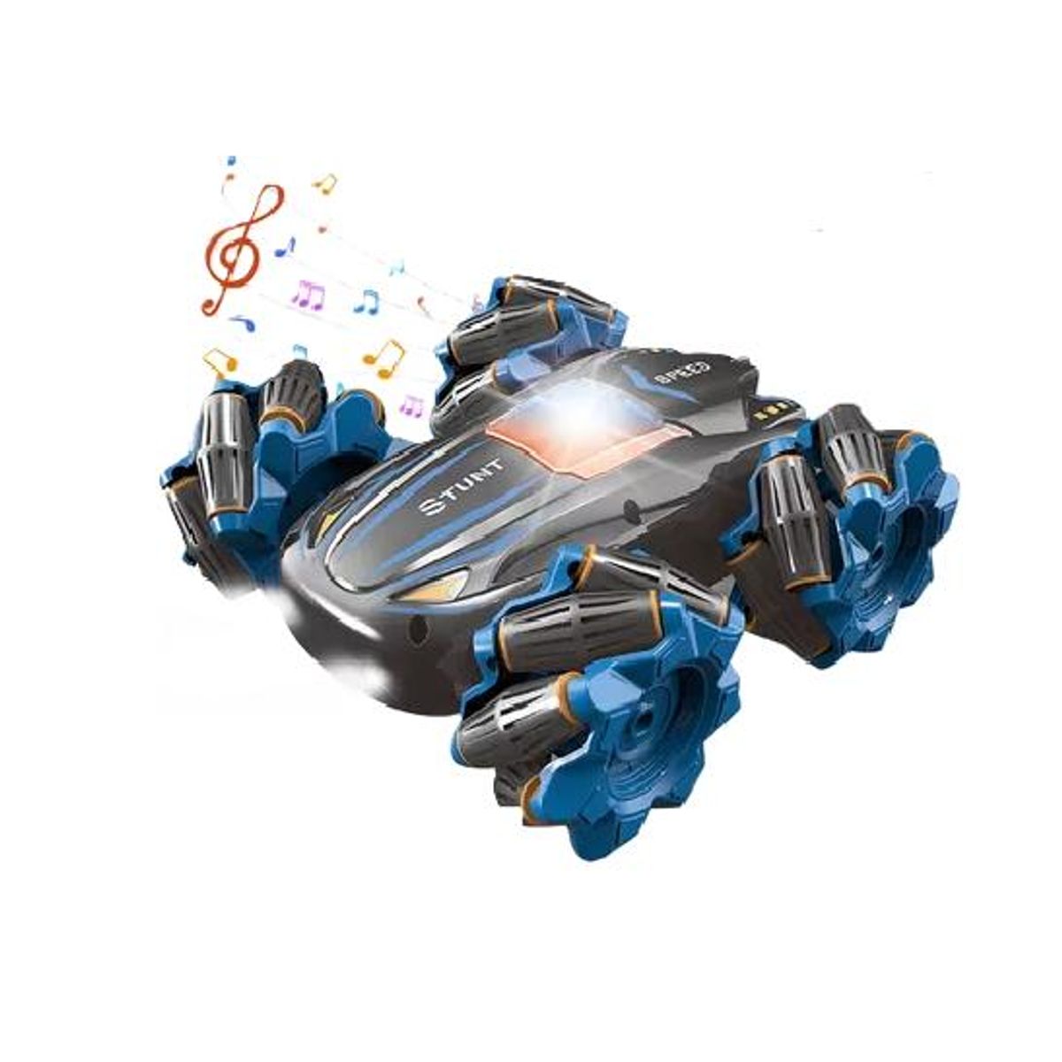 GENERICO - Auto control remoto sensor de movimiento 360 negro