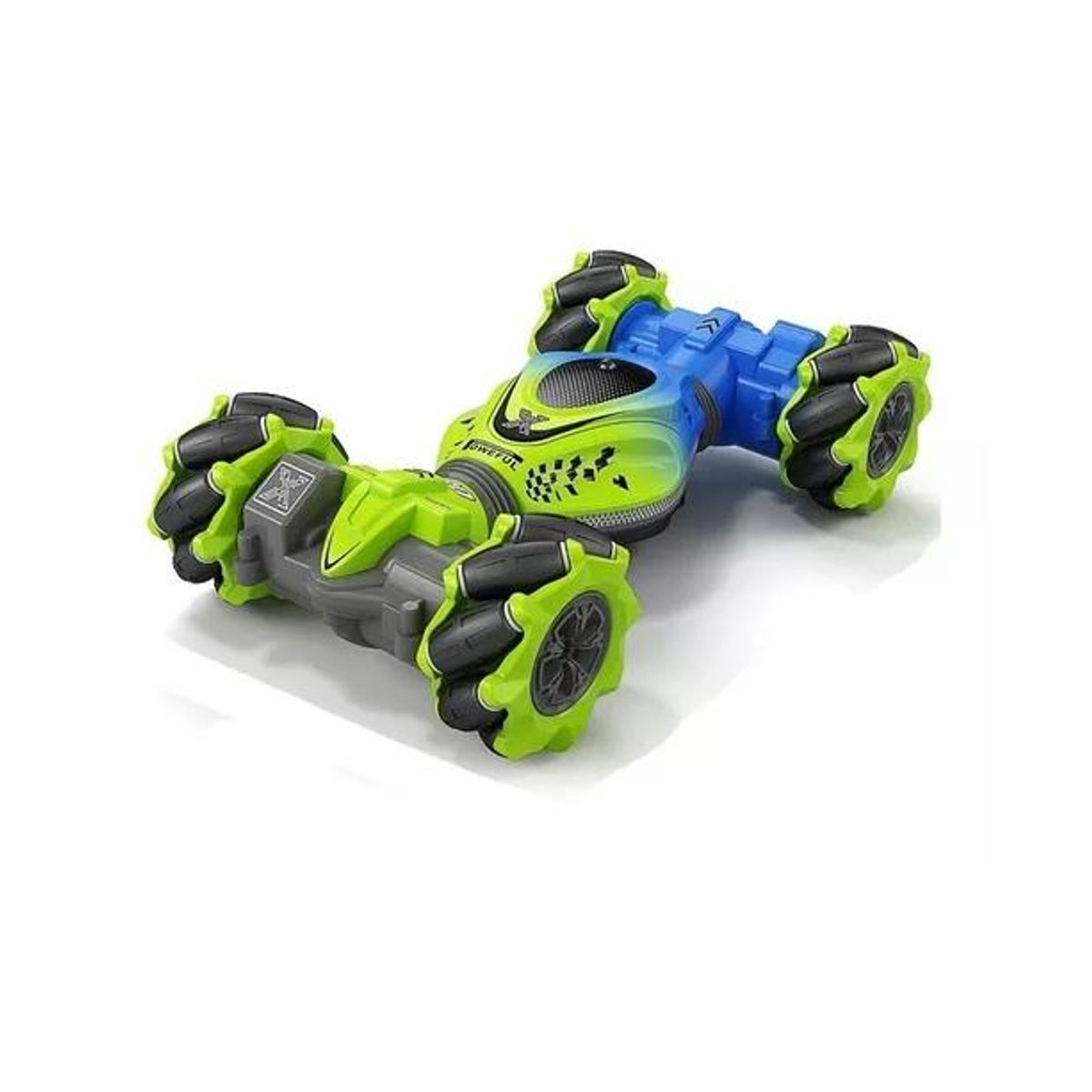 GENERICO - Auto loco 4x4 trucos pro con control 24g verde