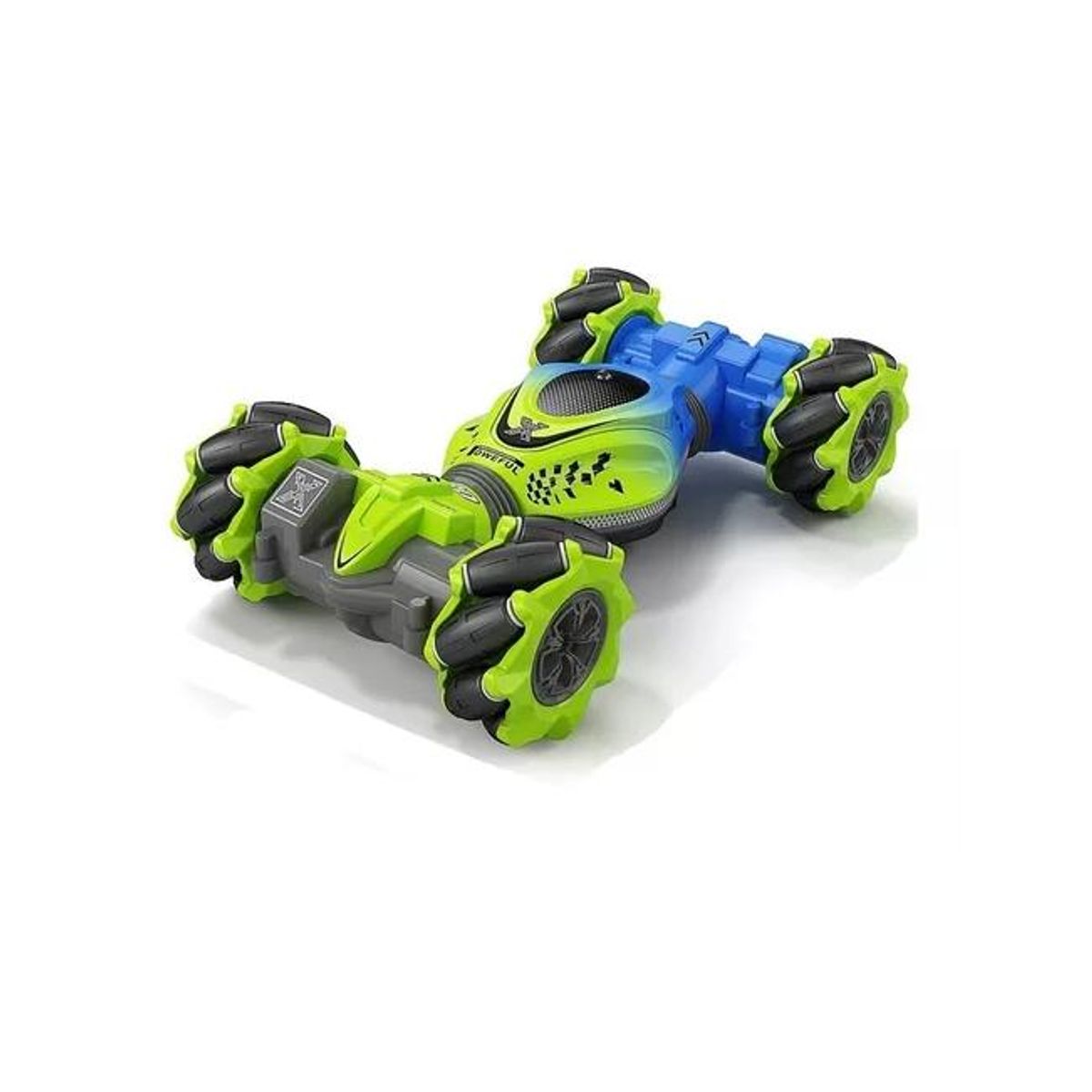 GENERICO - Auto loco 4x4 trucos pro con control 24g verde