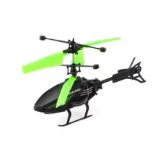 GENERICO - Helicóptero volador mini dron control remoto verde