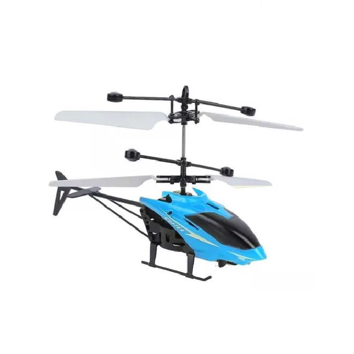 GENERICO - Helicóptero volador mini dron control remoto celeste