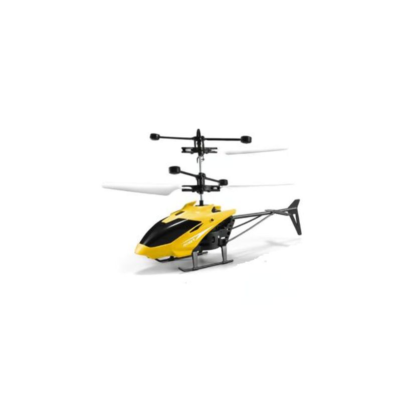 GENERICO - Helicóptero volador mini dron control remoto amarillo