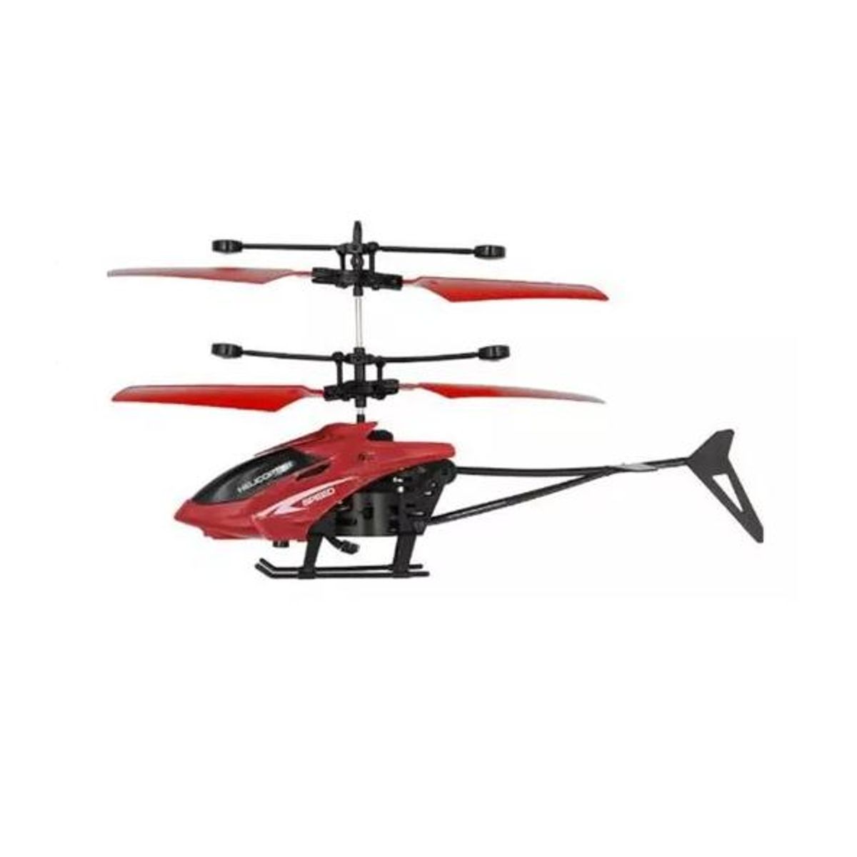 GENERICO - Helicóptero volador mini dron control remoto rojo