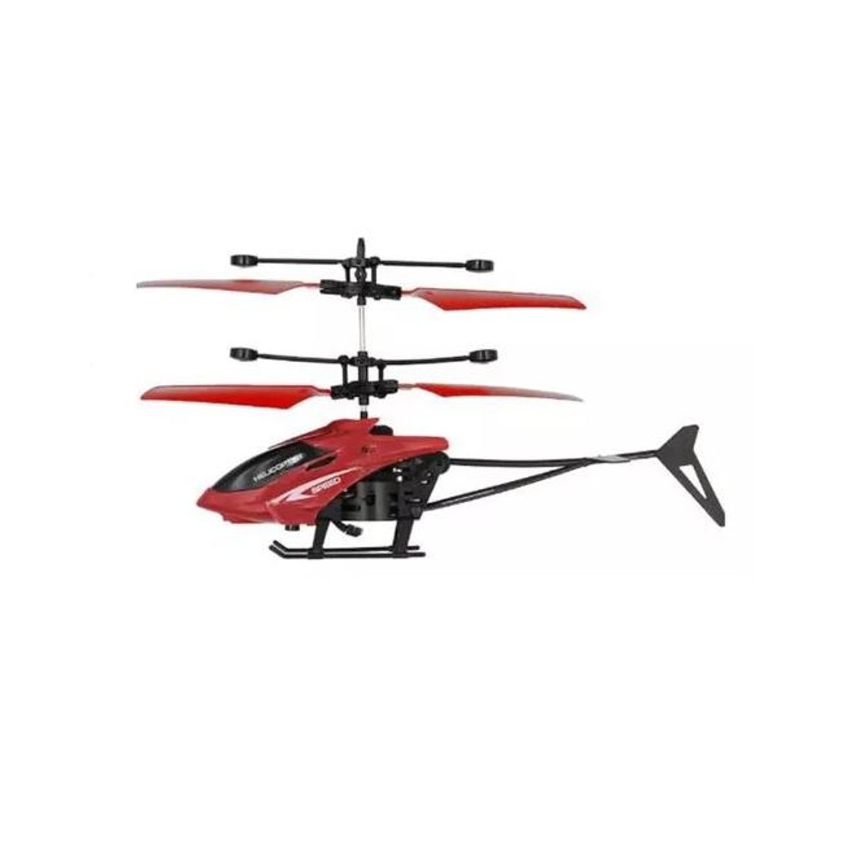 GENERICO - Helicóptero volador mini dron control remoto rojo