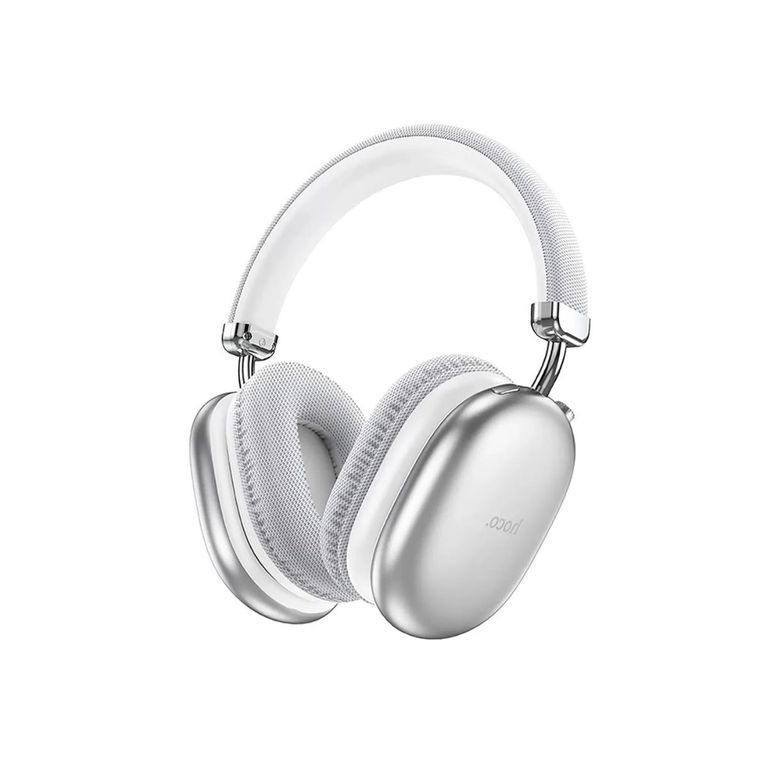 Audifonos Bluetooth W35 Max Joy Sonido Potente 90H Bateria Plata Plateado
