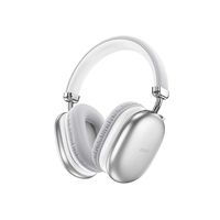 Audífonos Bluetooth W35 Max Joy Sonido Potente 90H Batería Plata