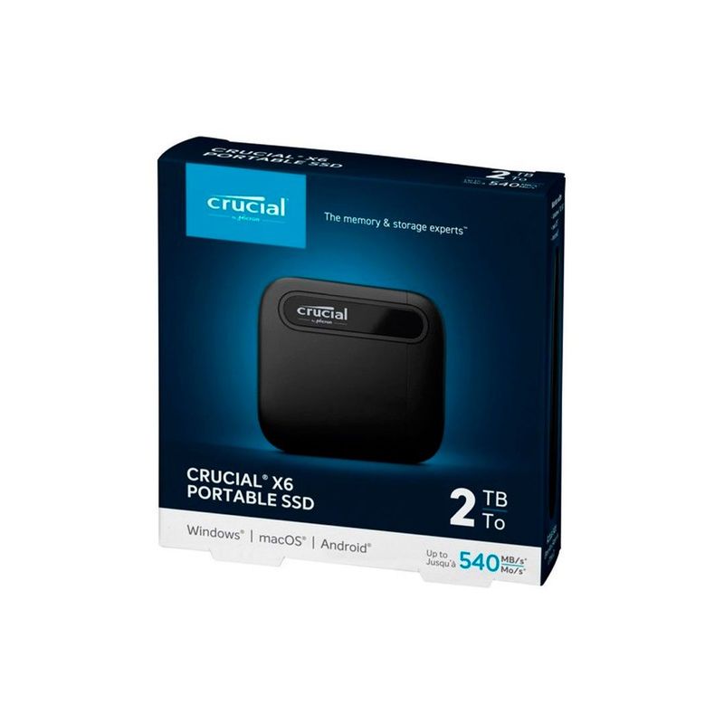 CRUCIAL - Unidad Ssd Crucial BX500 2TB 2.5 Sata 3 Lectura  560mb Escritura 510mb