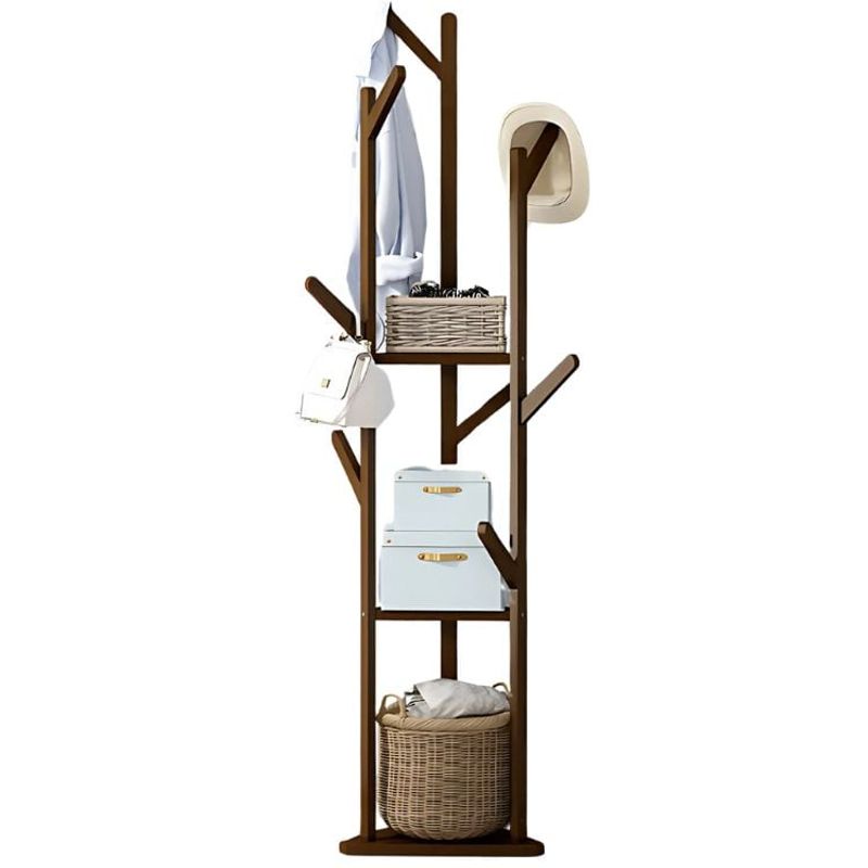 CRUSEC - Perchero de Madera Base Triangular 170x36cm