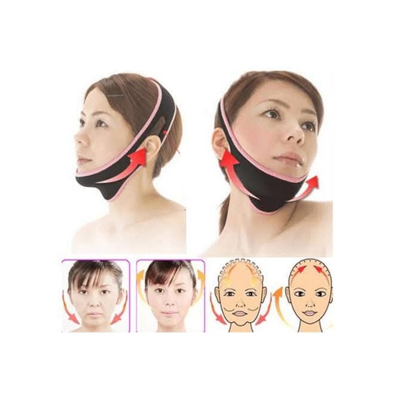 GENERICO - Faja Facial Reductora De Papada Faja Mentonera Mejillas