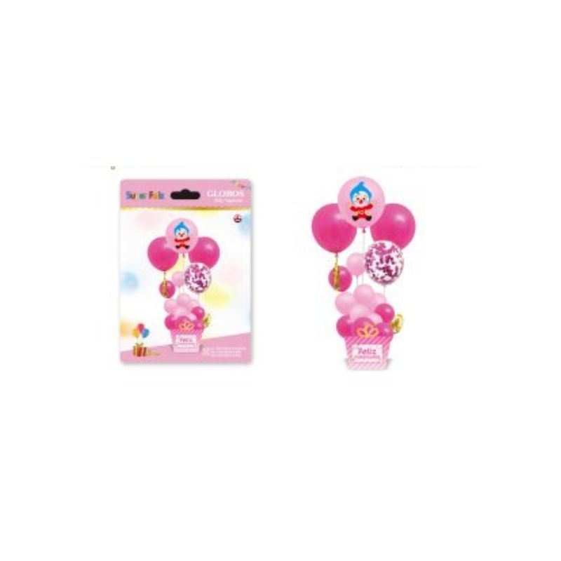 GENERICO - GLOBOS PLIM PLIM 17 PCS