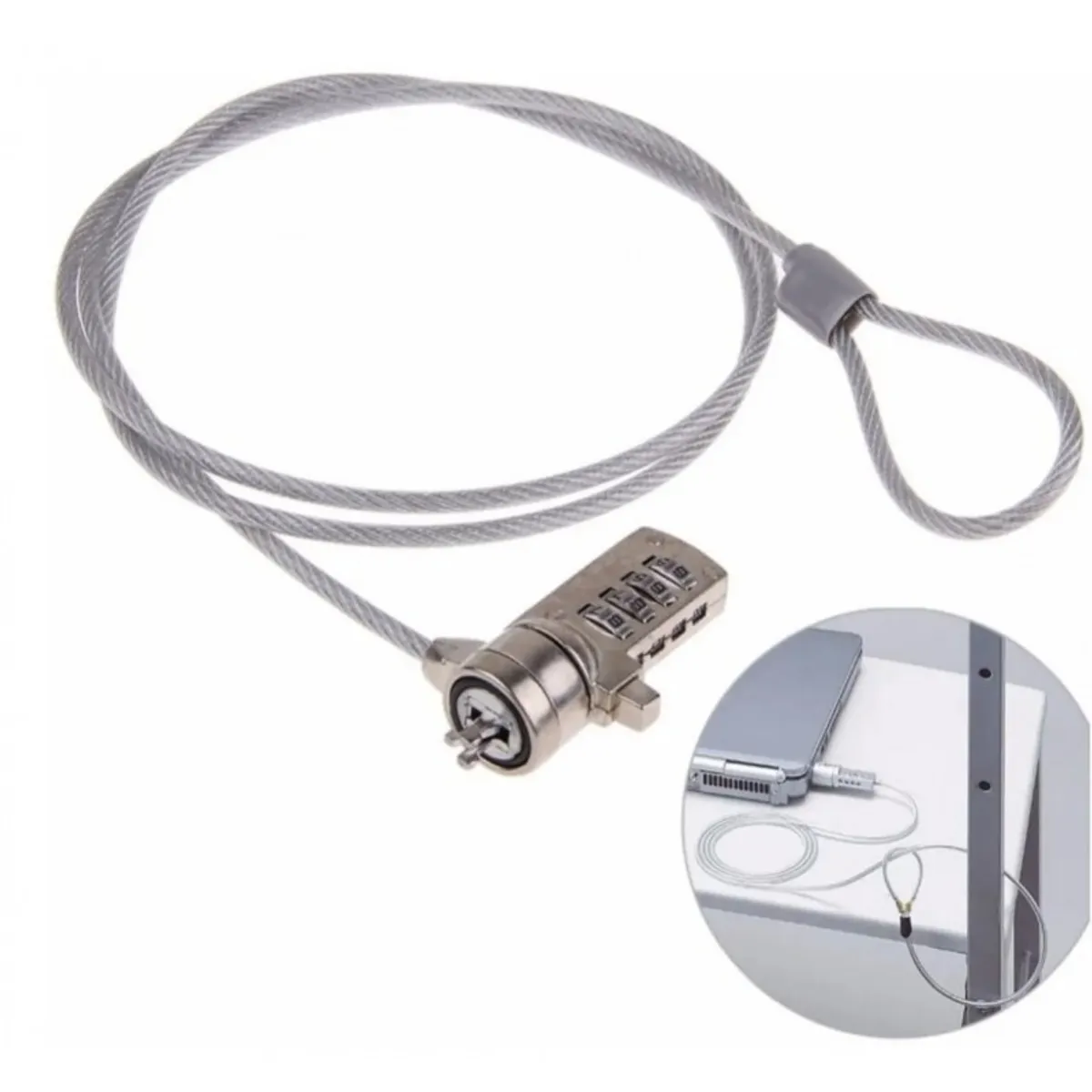 GENERICO - Candado Para Notebook Con Clave