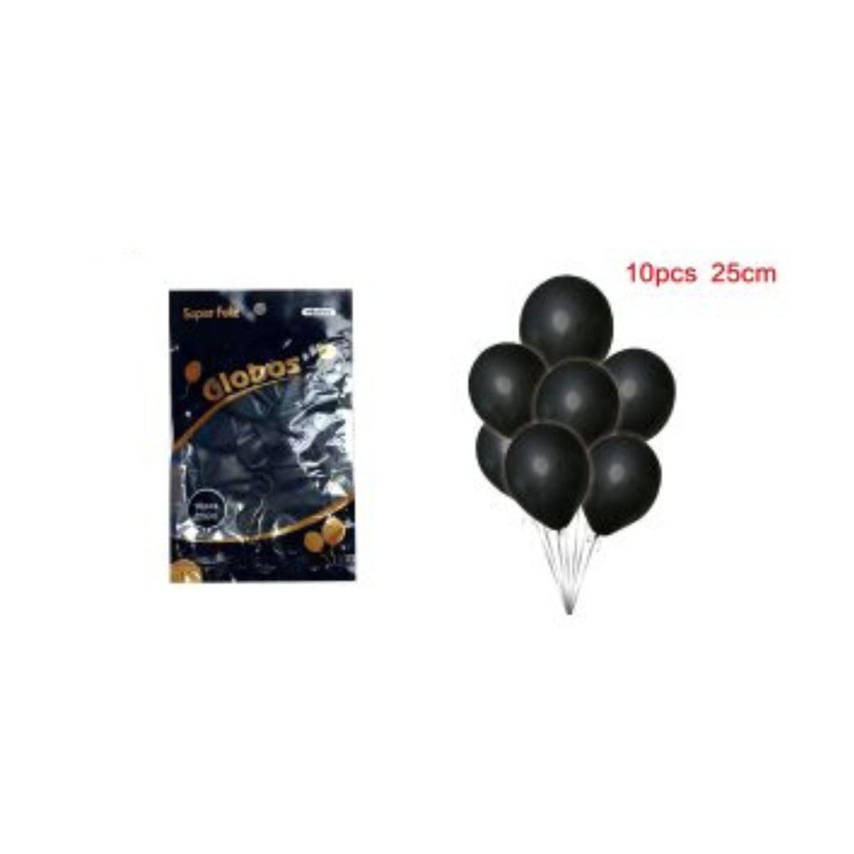 GENERICO - GLOBOS PERLADOS 25 CM 10 PCS