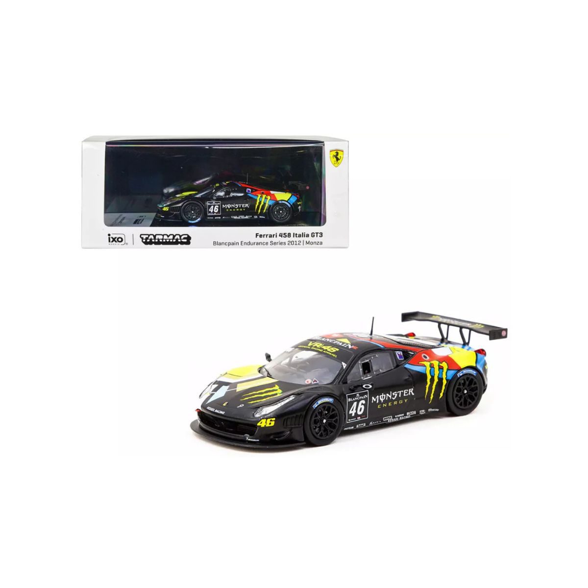 GENERICO - Ferrari 458 Italia GT3 Valentino Rossi Tarmac 1:64