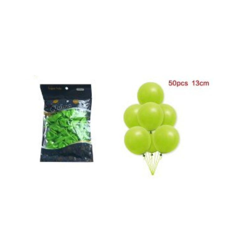 GENERICO - GLOBOS PERLADOS 13 CM 50 PCS