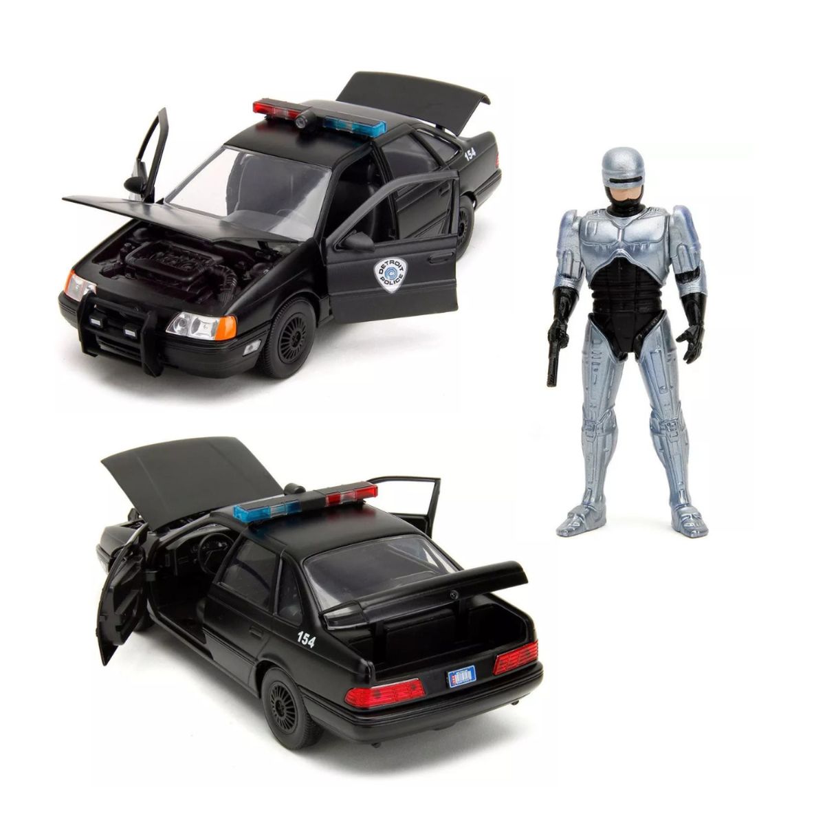 JADA TOYS - Ford Taurus Robocop con figura Jada Toys 124