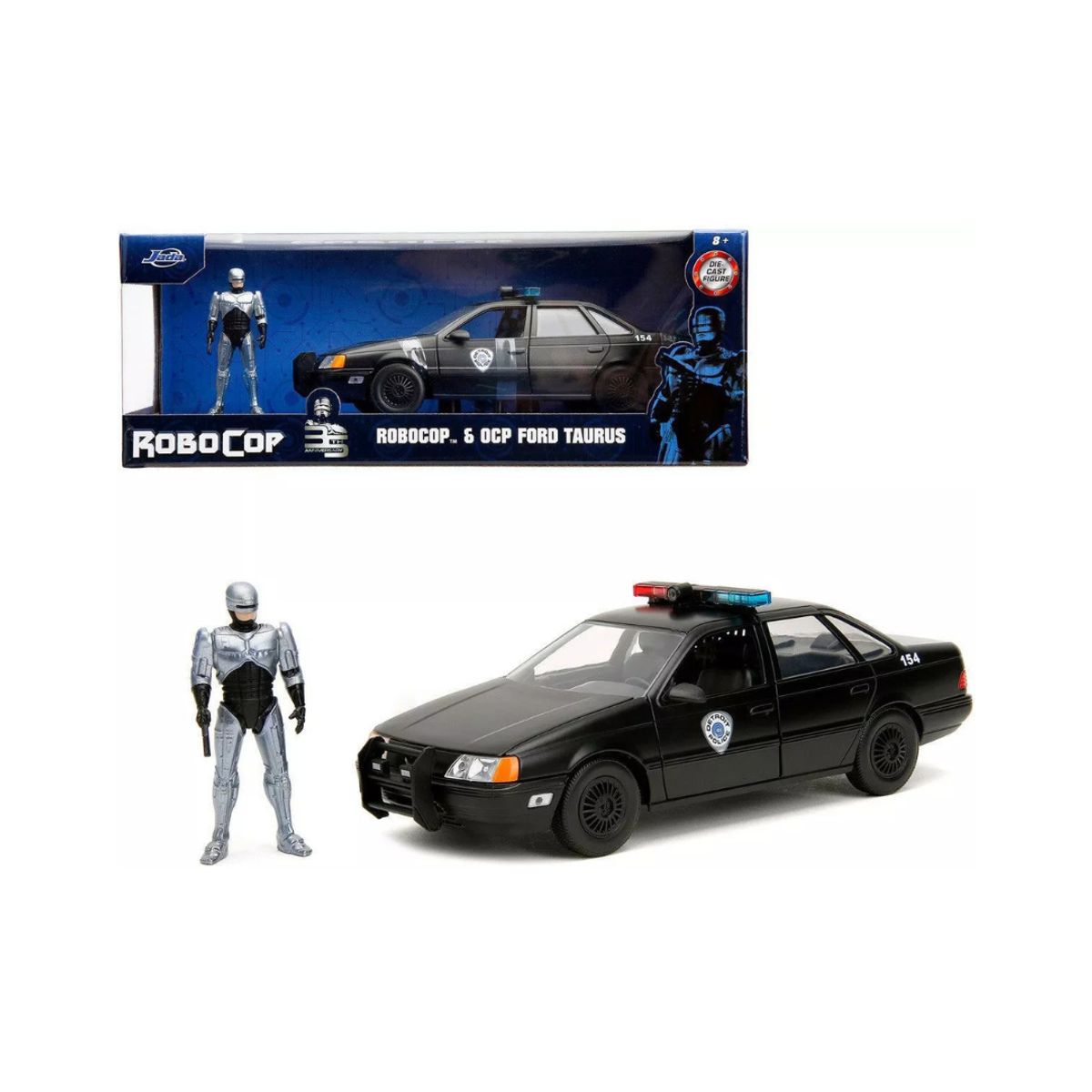 JADA TOYS - Ford Taurus Robocop con figura Jada Toys 124
