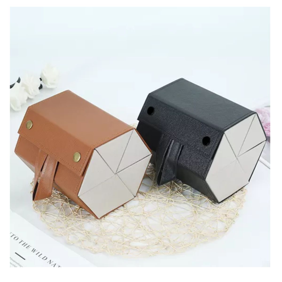 GENERICO - Organizador Lentes De Sol Gafas Plegable 6 Compartimientos