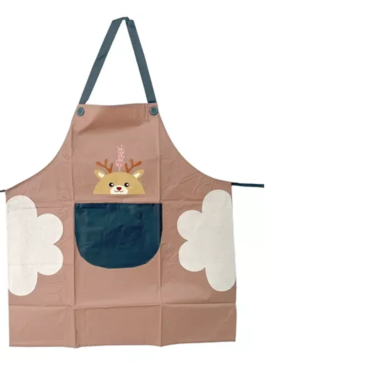 GENERICO - Delantal Pechera Mandil De Cocina Plástico Con Seca Mano