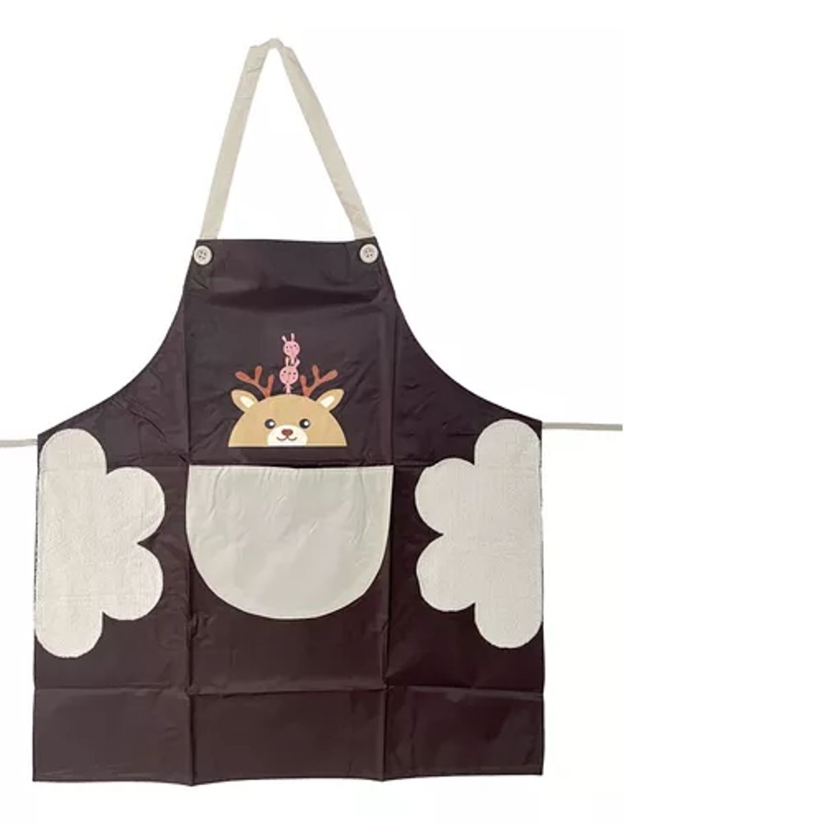 GENERICO - Delantal Pechera Mandil De Cocina Plástico Con Seca Mano