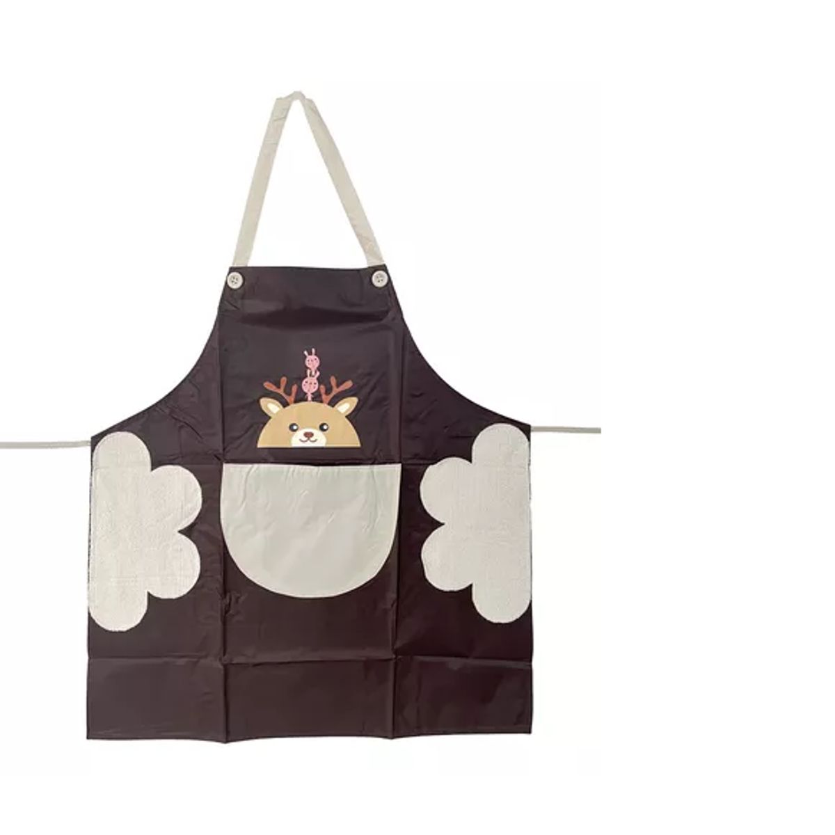 GENERICO - Delantal Pechera Mandil De Cocina Plástico Con Seca Mano