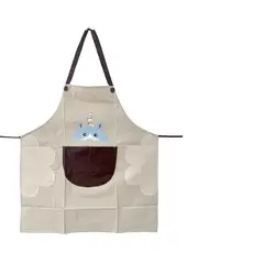 GENERICO - Delantal Pechera Mandil De Cocina Plástico Con Seca Mano