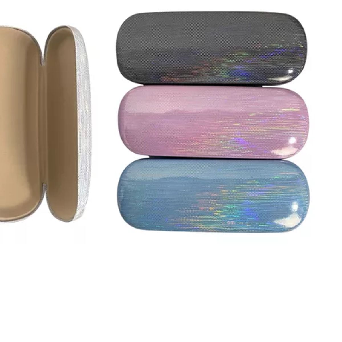 GENERICO - Pack 10 Caja Estuche Para Gafas Lentes Funda Protectora D