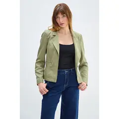 ASH - Chaqueta Lisa verde musgo