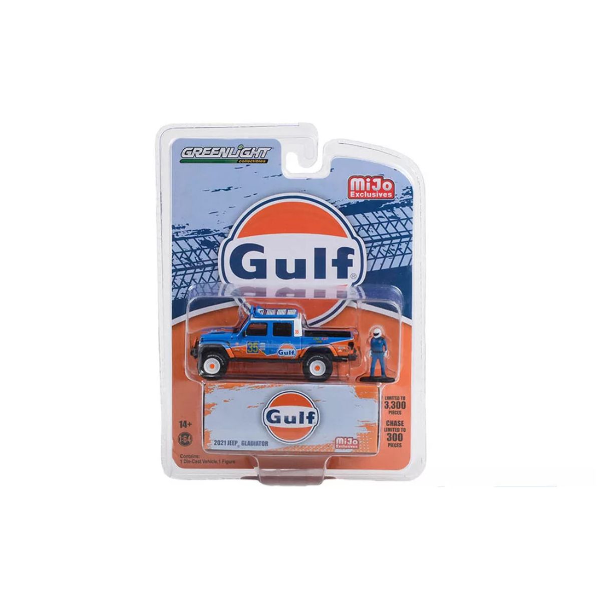 GREEN LIGHT - Jeep Gladiator 2021 GULF Greenlight 1/64