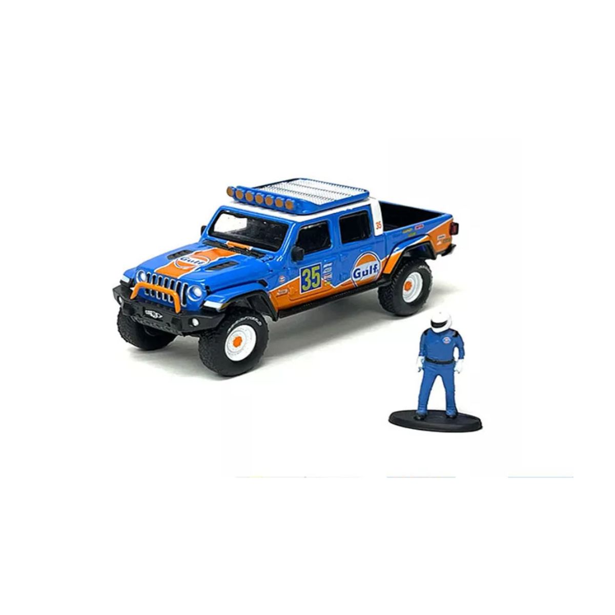 GREEN LIGHT - Jeep Gladiator 2021 GULF Greenlight 1/64