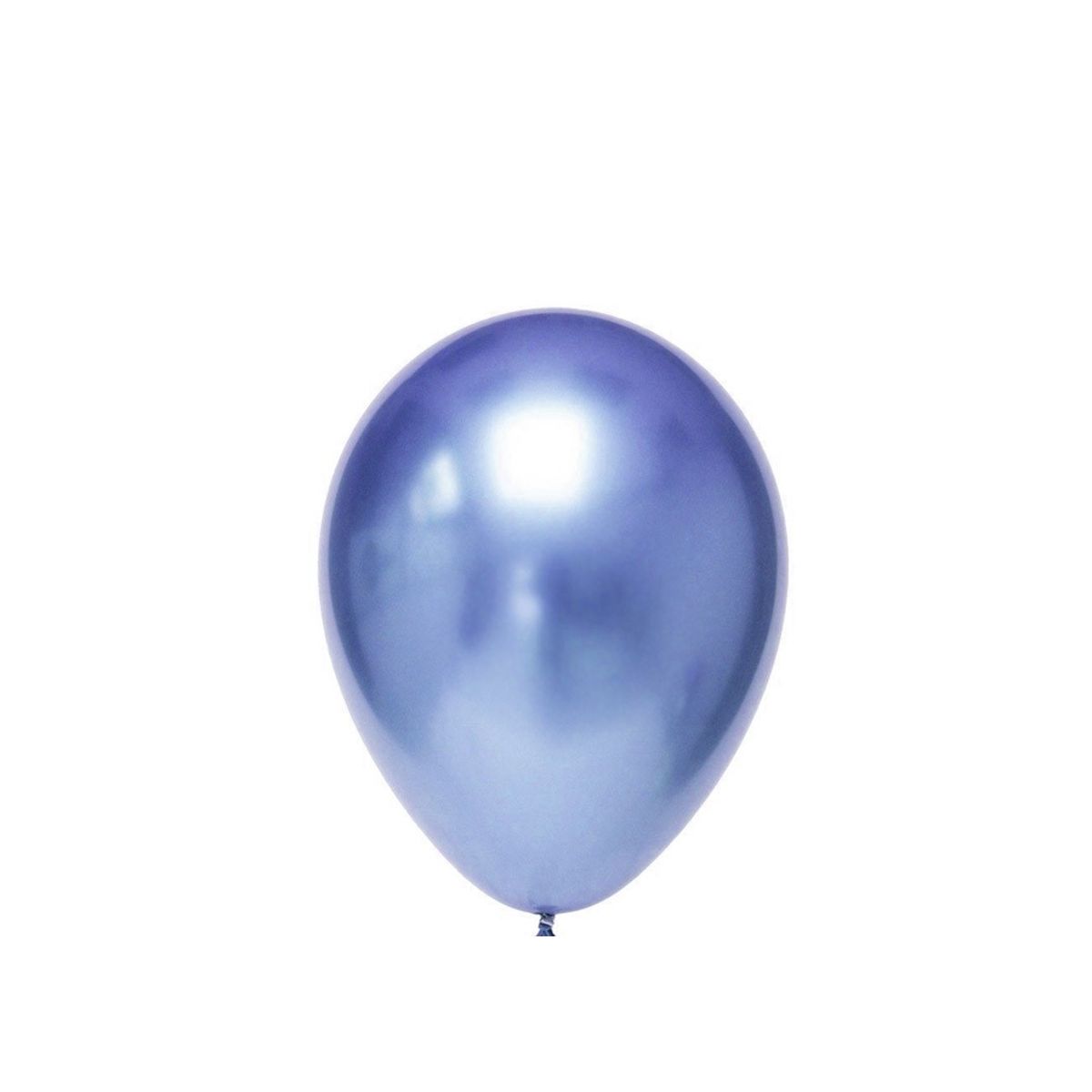 GENERICO - GLOBO 5 CHROME AZUL X25 UNID