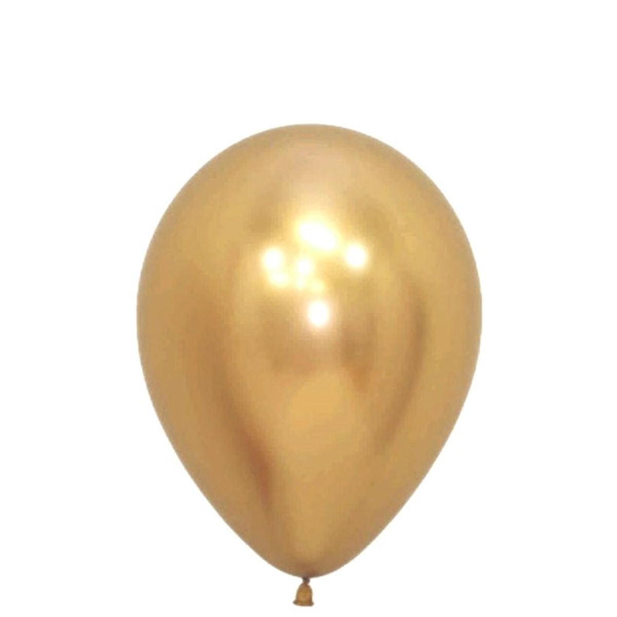 GENERICO - GLOBO 5 CHROME DORADO X25 UNID