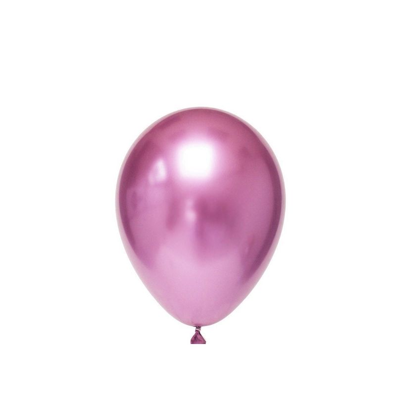 GENERICO - GLOBO 5 CHROME FUCSIA X25 UNID