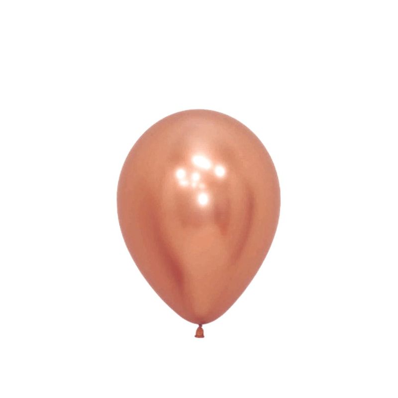 GENERICO - GLOBO 5 CHROME ROSE GOLD X25 UNID