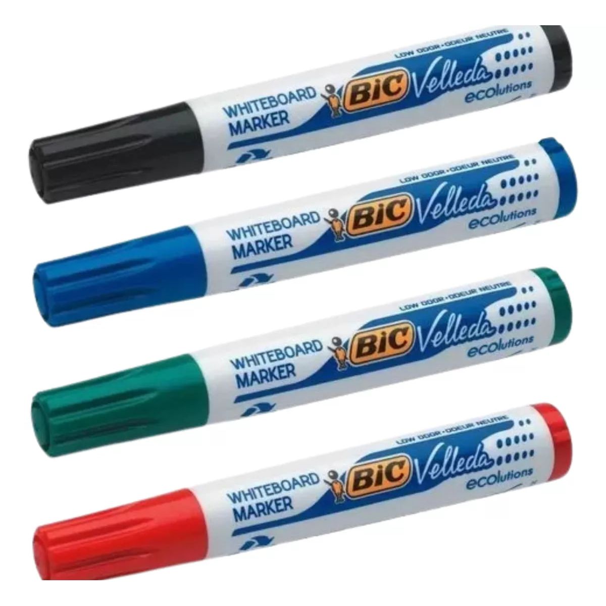 GENERICO - Marcador Para Pizarra BIC Eco Surtidos 4 Unidades Redondos