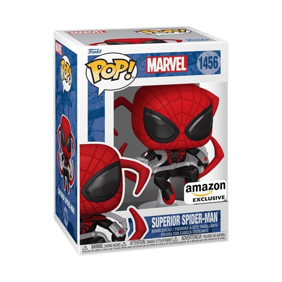 FUNKO - Funko Pop Marvel Spiderman 1456 Exclusivo Amazon