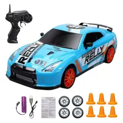 DRIFT - Auto Nissan GTR R35 15kmh tamaño 1 :24 Naranjo