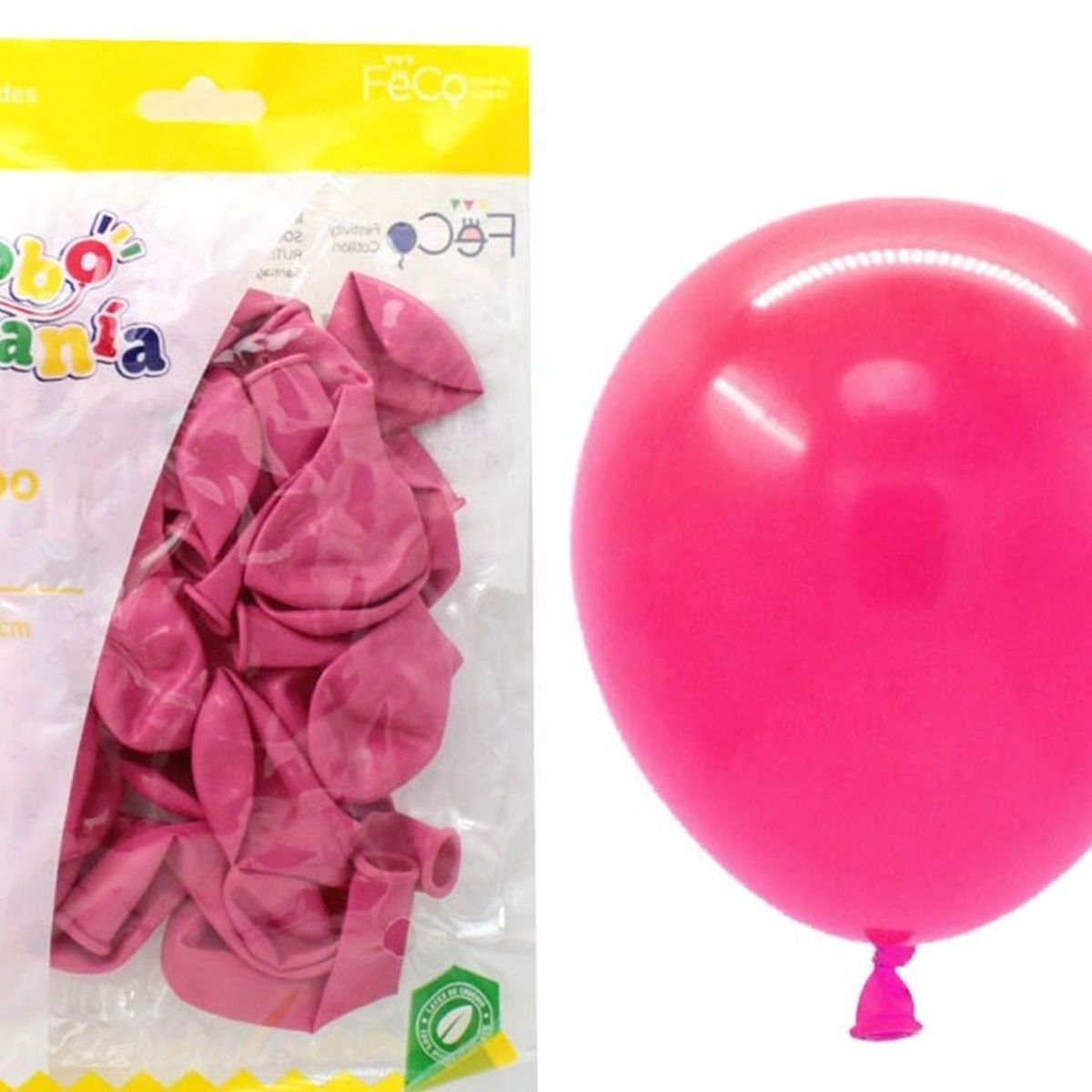 GENERICO - GLOBO 5 STANDARD FUCSIA X25 UNI