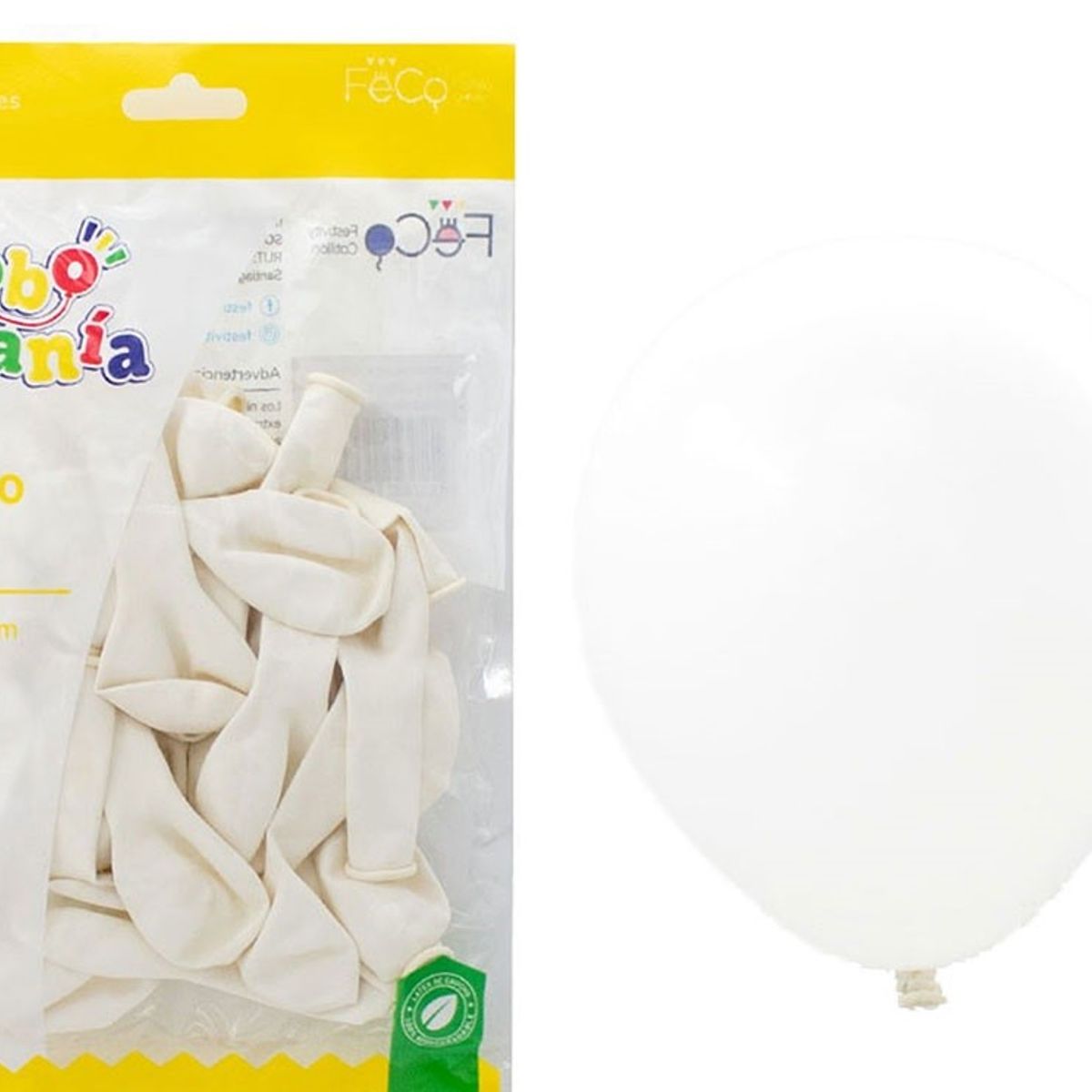 GENERICO - GLOBO 5 STANDARD BLANCO X25 UNI