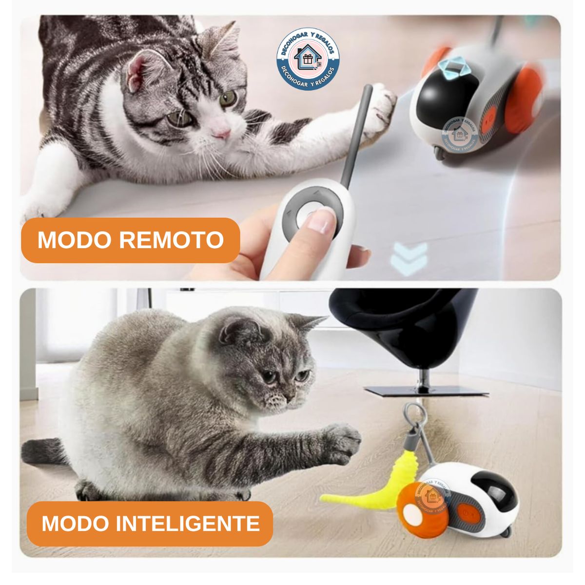 GENERICO - Juguete Car Interactivo Inteligente Gatos Con Control Remoto