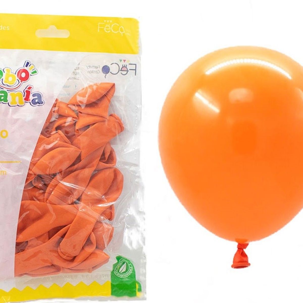 GENERICO - GLOBO 5 STANDARD NARANJO X25 UNI