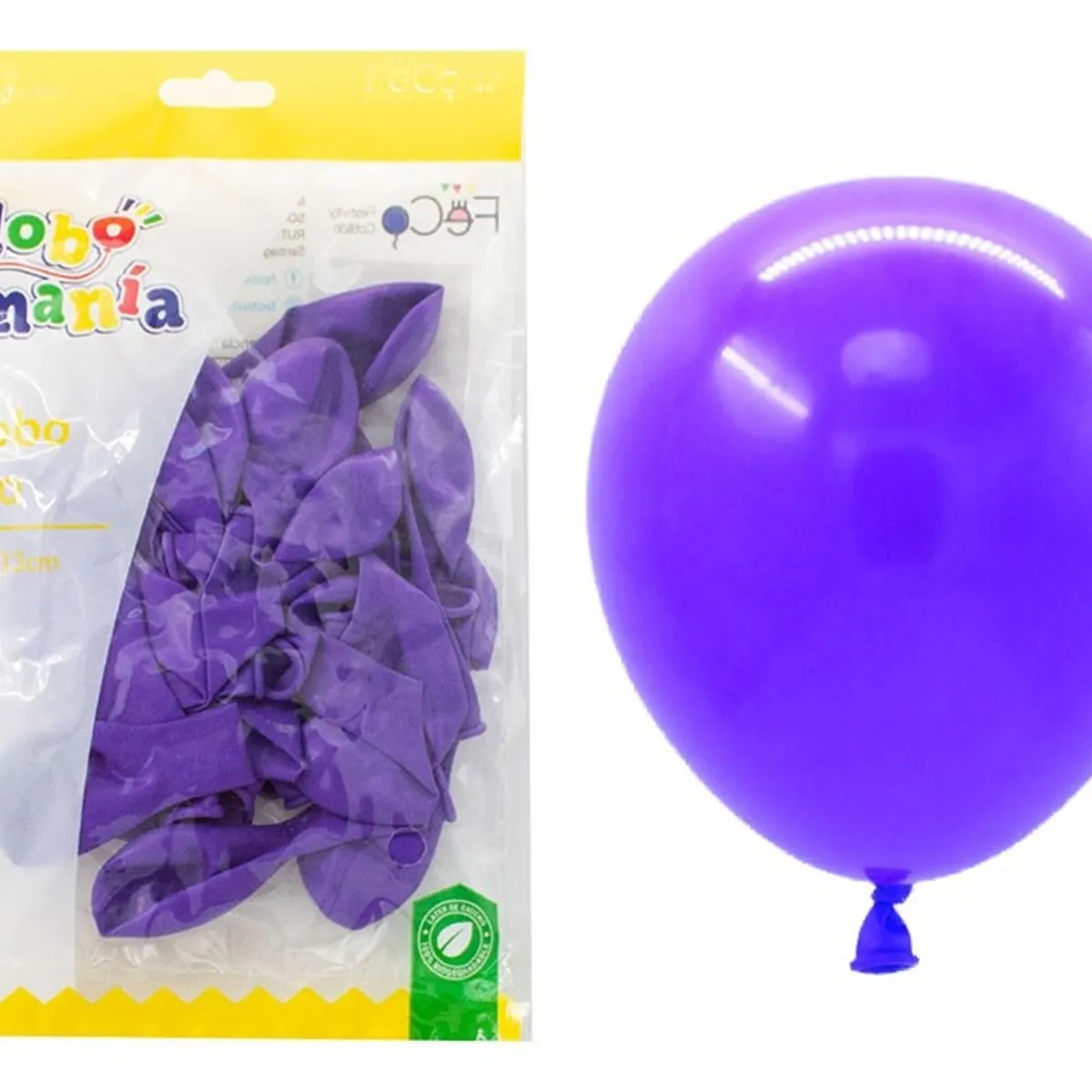 GENERICO - GLOBO 5 STANDARD MORADO X25 UNI
