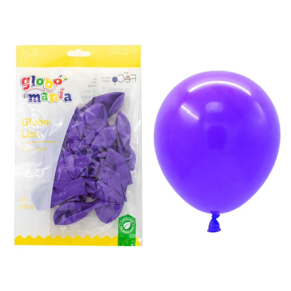 GENERICO - GLOBO 5 STANDARD MORADO X25 UNI