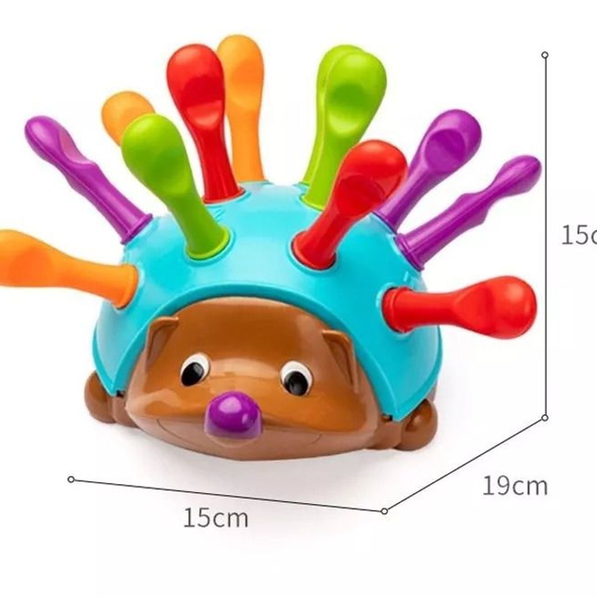 GENERICO - Erizo Puercoespín Juguete De Encaje Motricidad juego