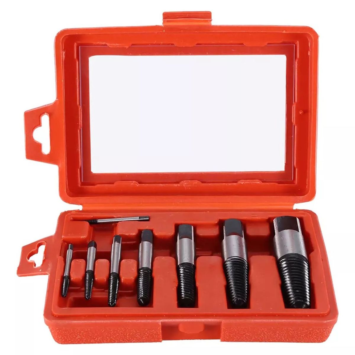 GENERICO - Kit Extractores De Tornillos Abollados,rotos,tuberia 8 Pzas