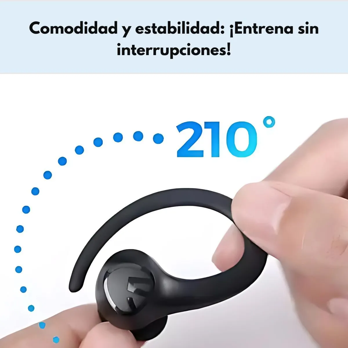 SOUNDPEATS - Audífonos Deportivos Bluetooth 5.3 SoundPEATS Wings2 Ganchos