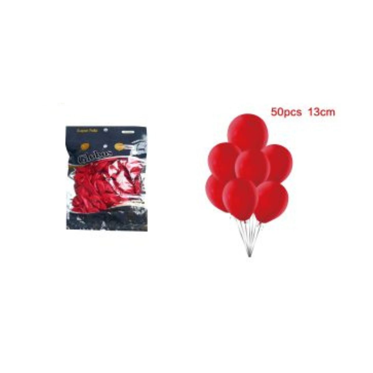 GENERICO - GLOBOS PERLADOS 13 CM 50 PCS
