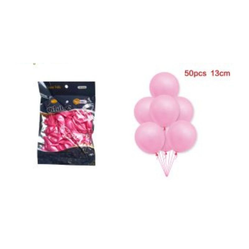 GENERICO - GLOBOS PERLADOS 13 CM 50 PCS