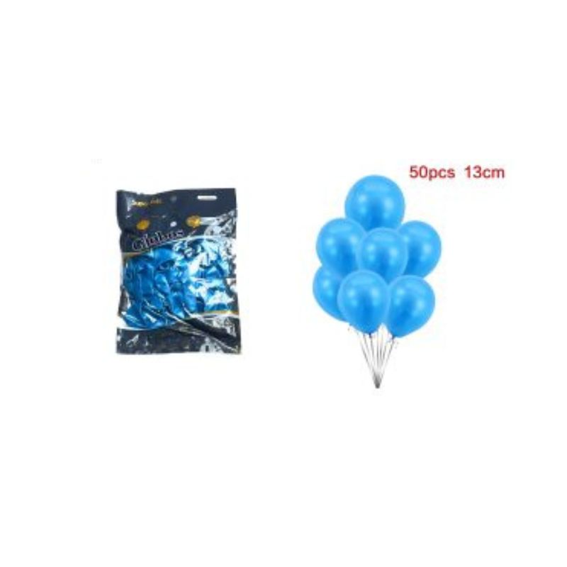 GENERICO - GLOBOS PERLADOS 13 CM 50 PCS