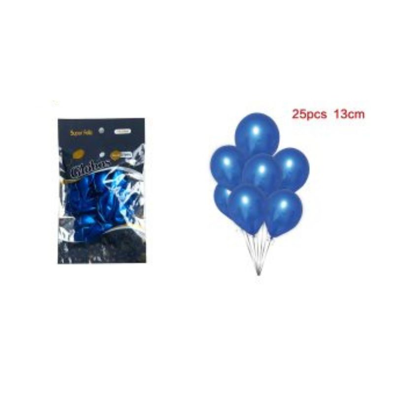 GENERICO - GLOBOS PERLADOS 13 CM 25 PCS
