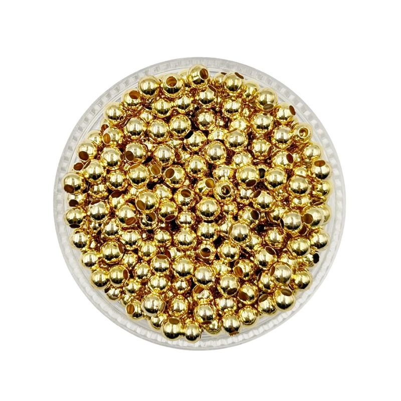 GENERICO - Balines Pequeños Para Bisutería De Baño De Oro 5gr - Dorado - Talla Única